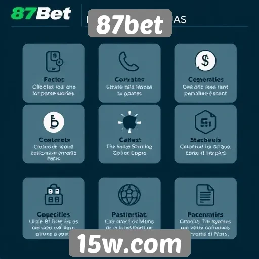 Recursos e funcionalidades do site 87bet